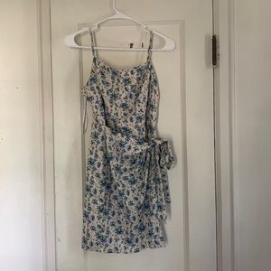 Lulus floral wrap dress